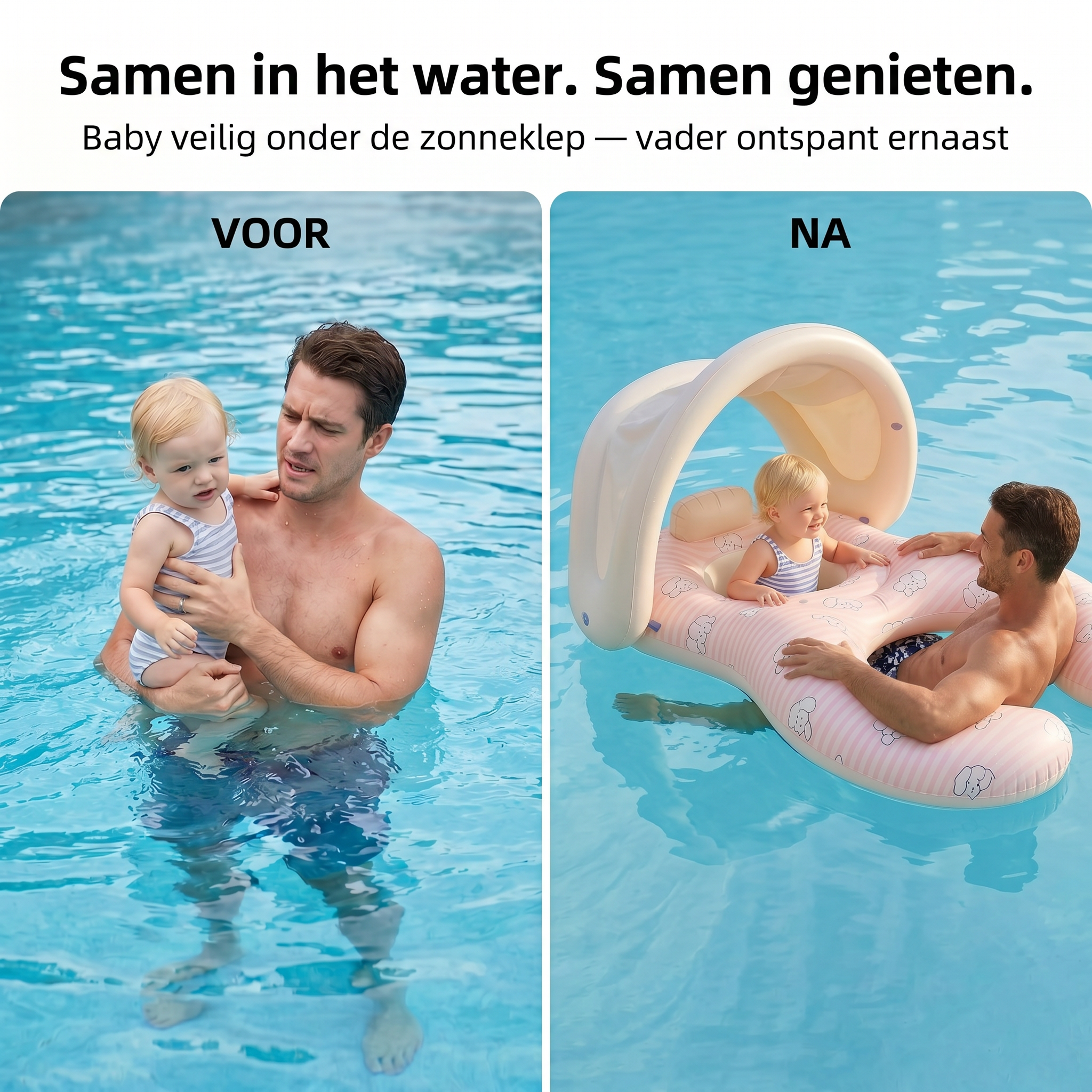 DuoFloat™ - Samen in het water. Samen genieten.