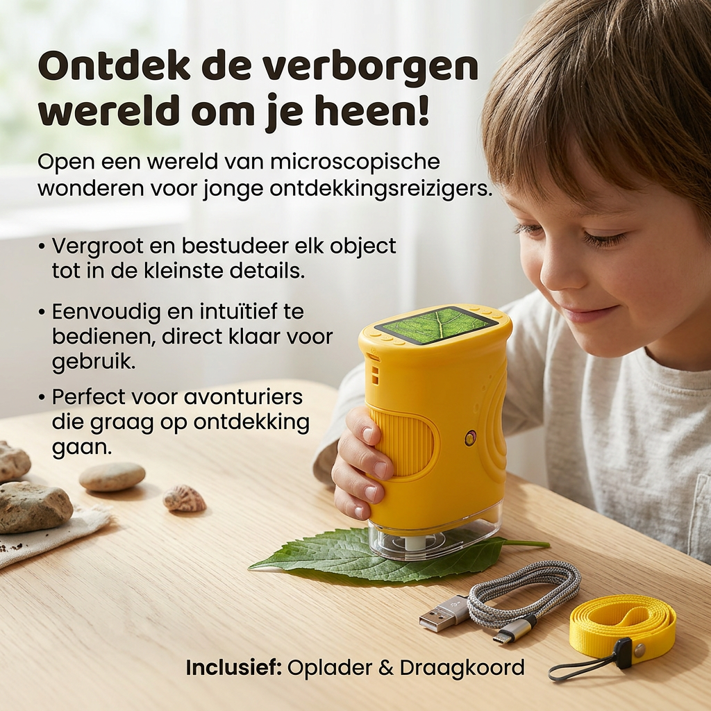 Avonturen Microscoop - Wat 'ie later onthoudt, is niet z'n tablet 🔍