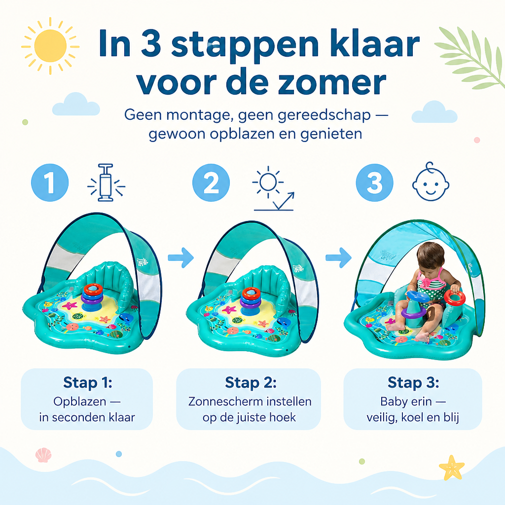 BabySplash™ | Verkoeling. Plezier. Veilig onder de zon.