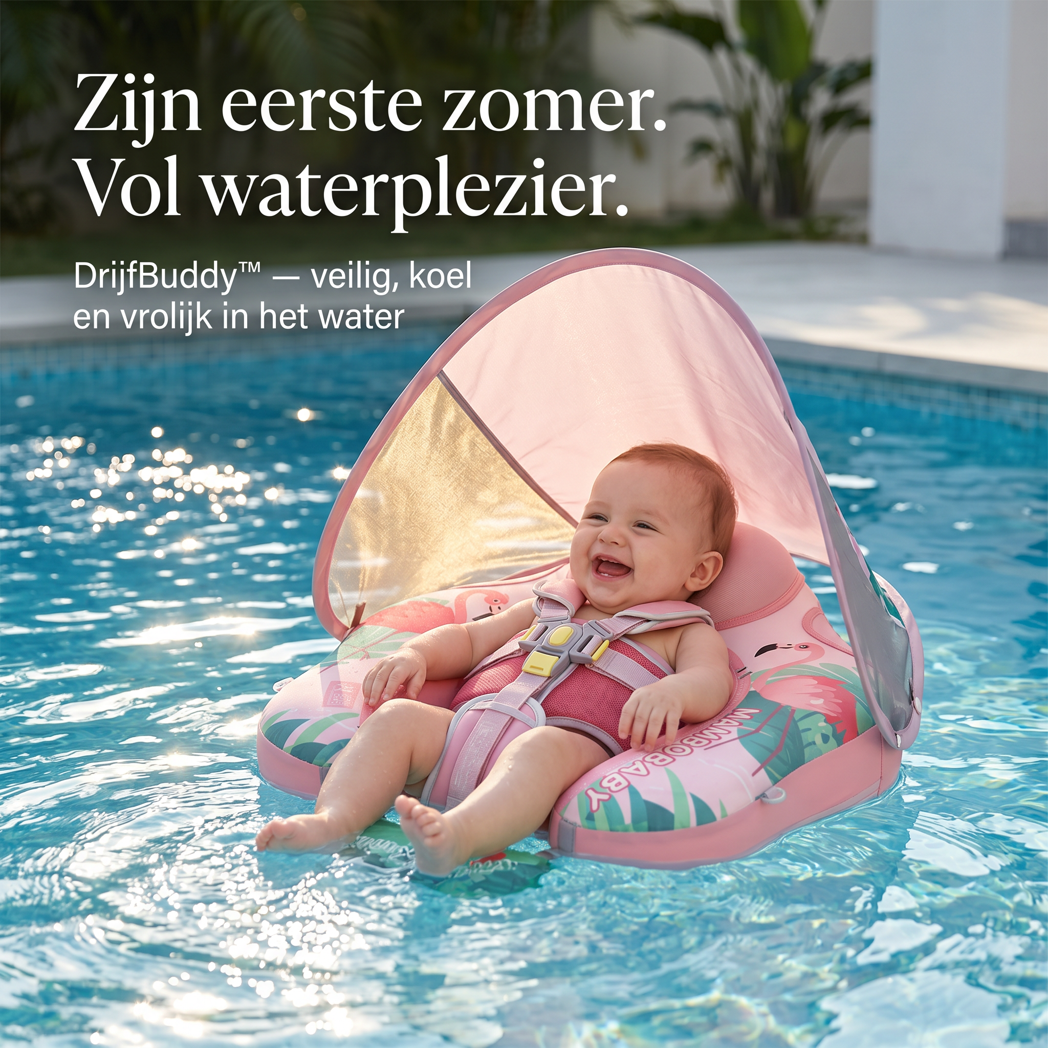 DrijfBuddy™ - Veilig in het water. Koel in de zon.