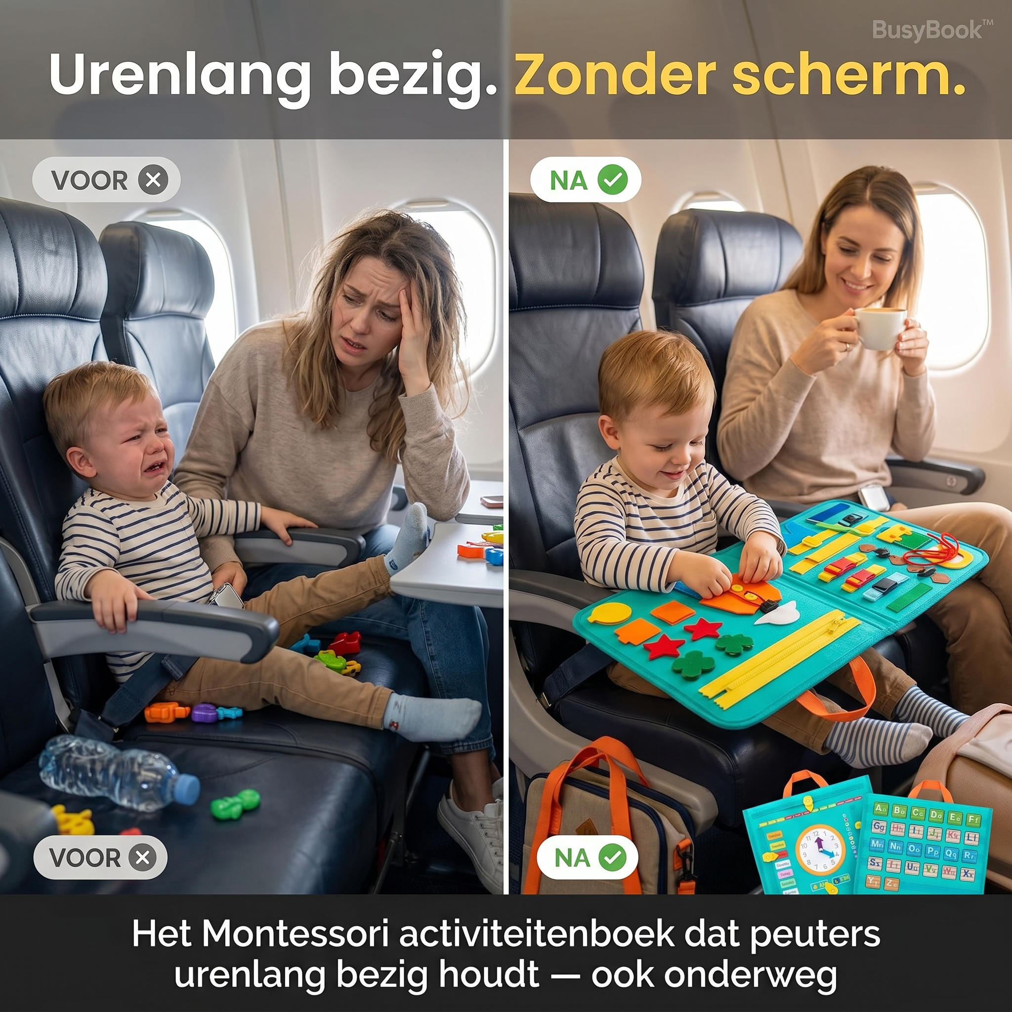 BusyBook™ - Leren door spelen. Elke pagina een nieuwe ontdekking.