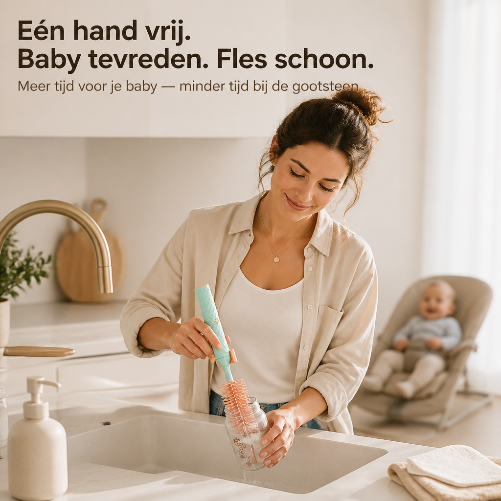 FlexiClean™ Elektrische Babyflesborstel