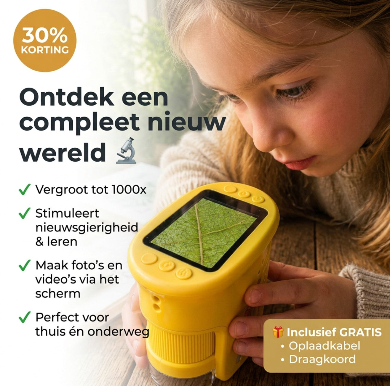 Avonturen Microscoop - Wat 'ie later onthoudt, is niet z'n tablet 🔍