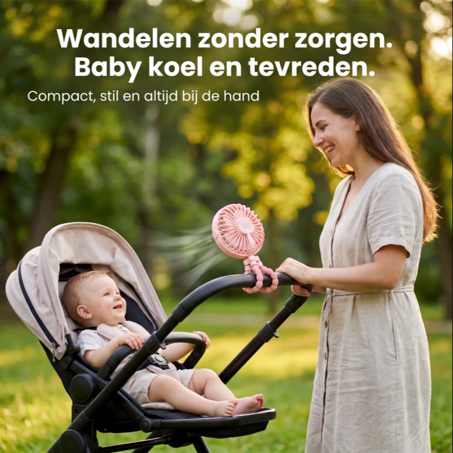 BreezyBuddy™ Koel onderweg. Altijd en overal.