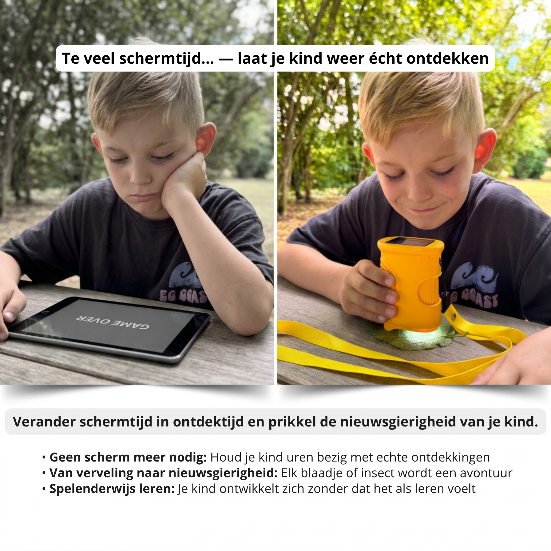 Avonturen Microscoop - Wat 'ie later onthoudt, is niet z'n tablet 🔍