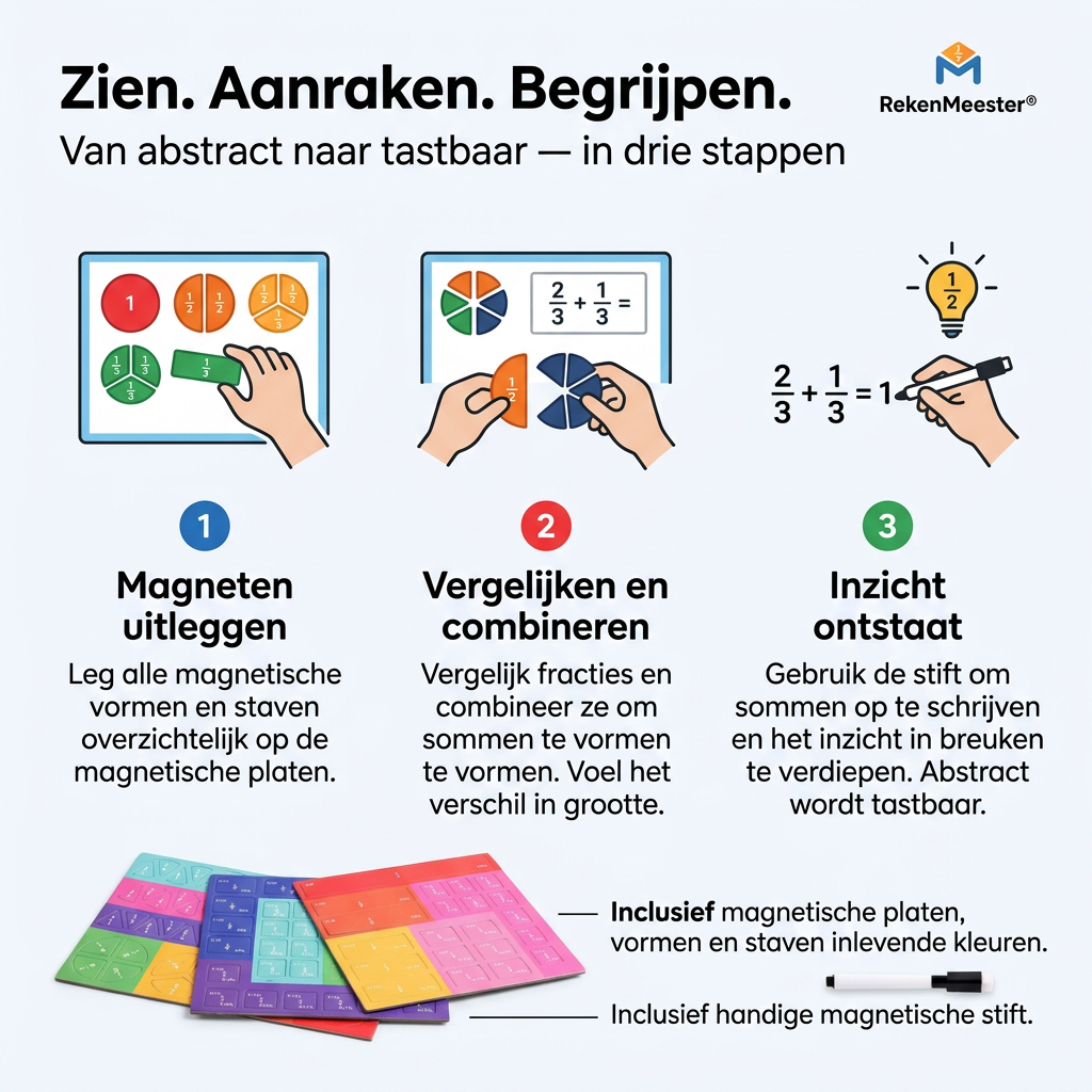 RekenMeester - Rekenen snappen. Niet alleen uit het hoofd leren.