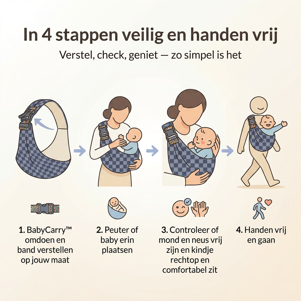 BabyCarry™ Je kleintje wil bij jou zijn. Altijd |  Geschikt van 4,5 kg tot 20 kg