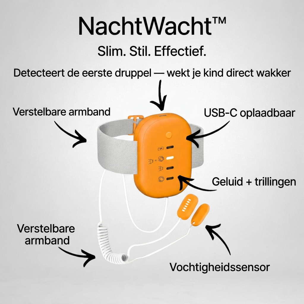 NachtWacht™ - Droge nachten. Voor je kind én voor jou.