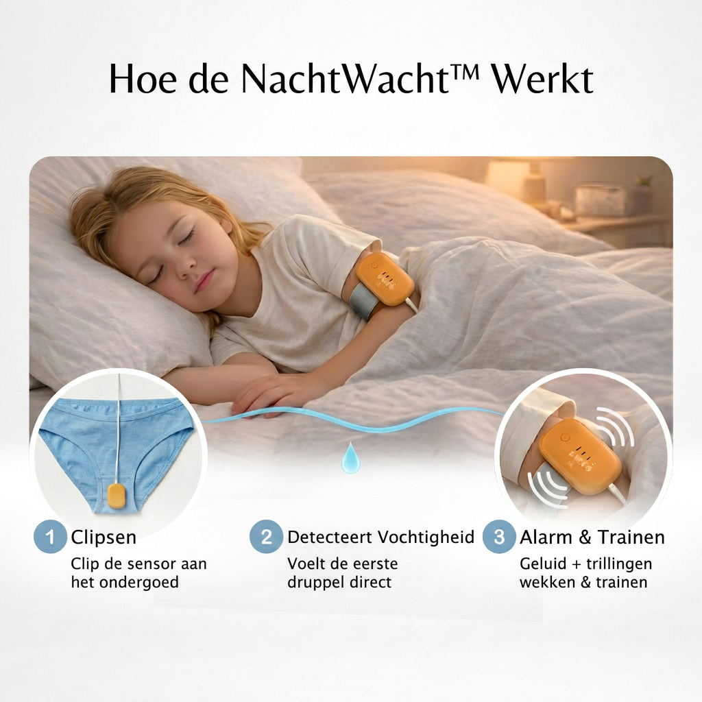 NachtWacht™ - Droge nachten. Voor je kind én voor jou.